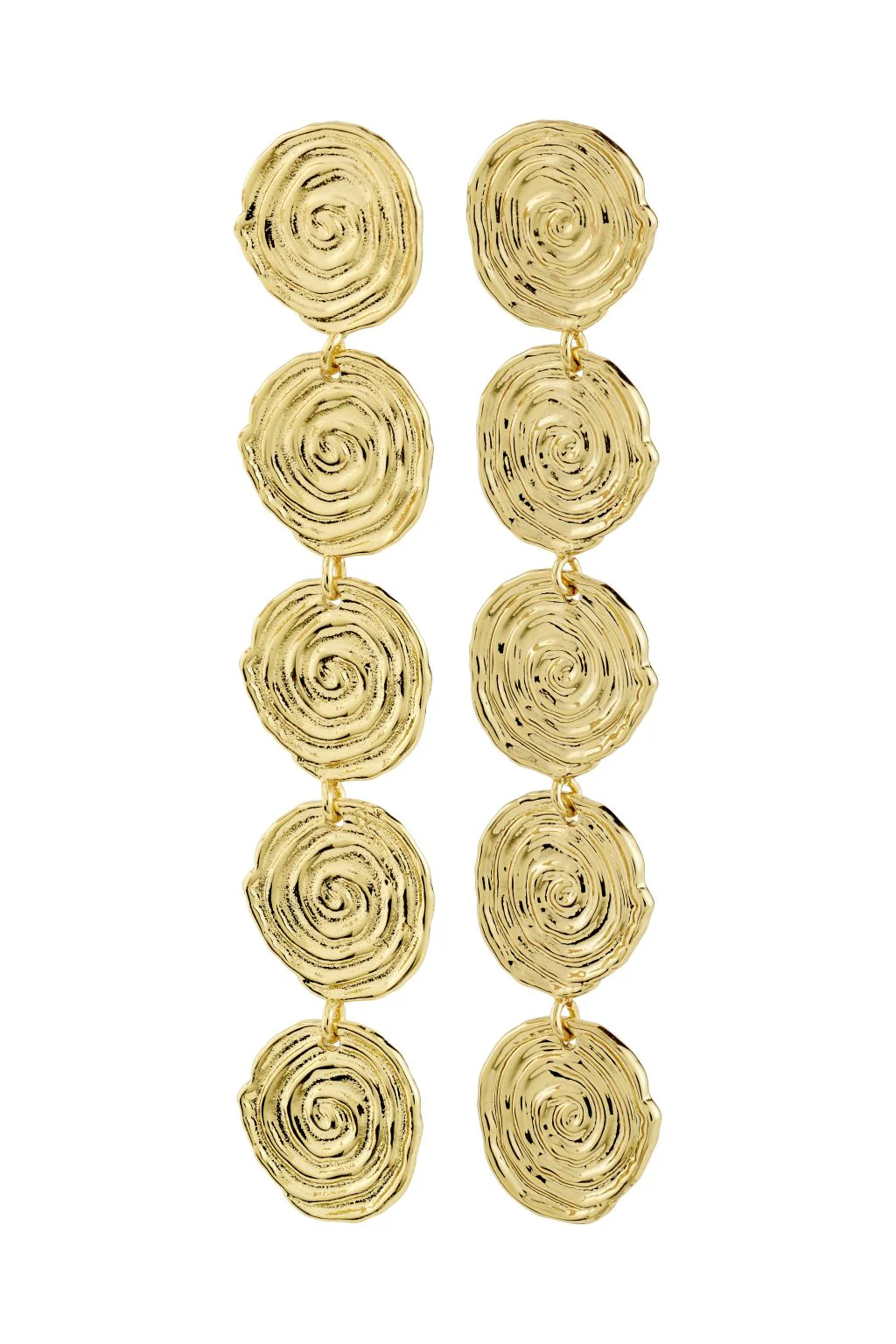 AIR - Boucles d'oreilles longues spirale recyclées - Image 4