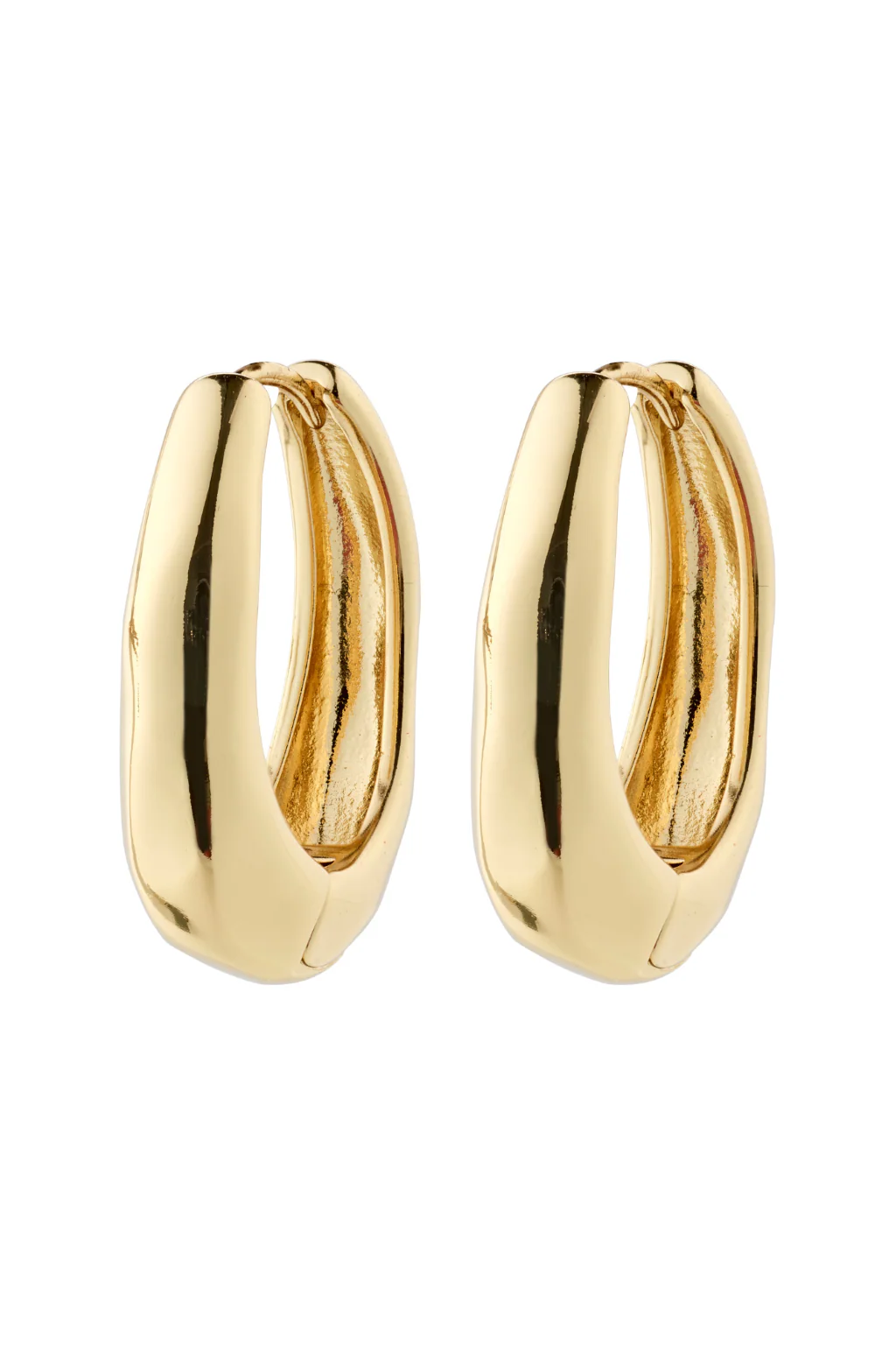 ASHER - Boucles d'oreilles ovales recyclées - Image 3