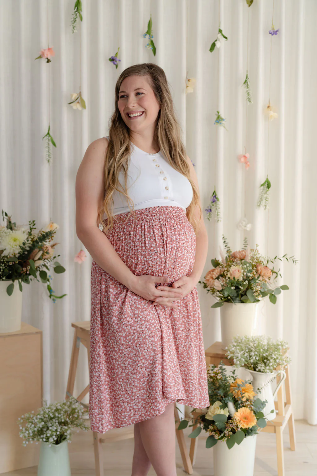 Camisole à boutons - blanc - Image 5