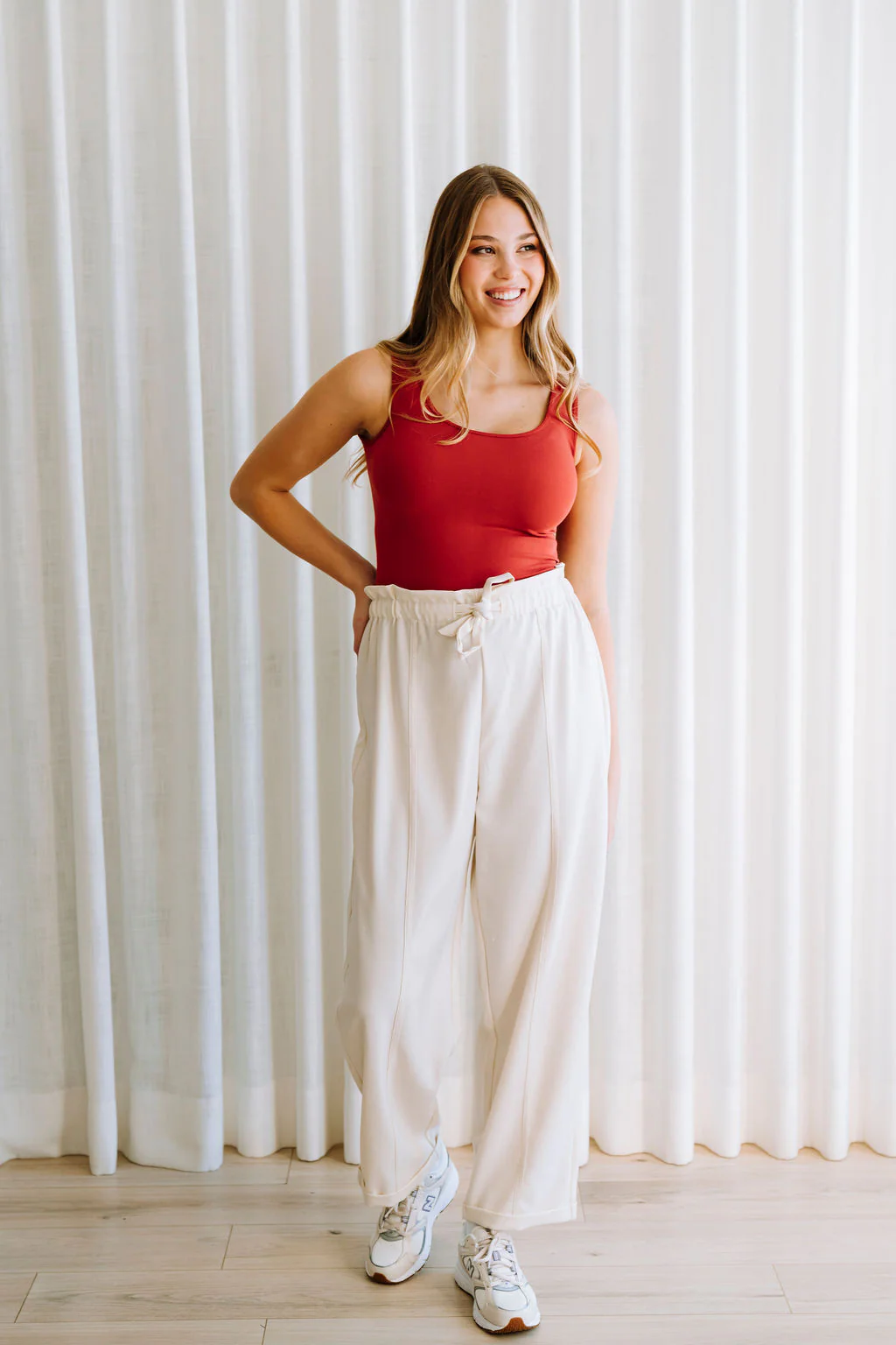 Camisole en bambou - terre cuite - Image 3