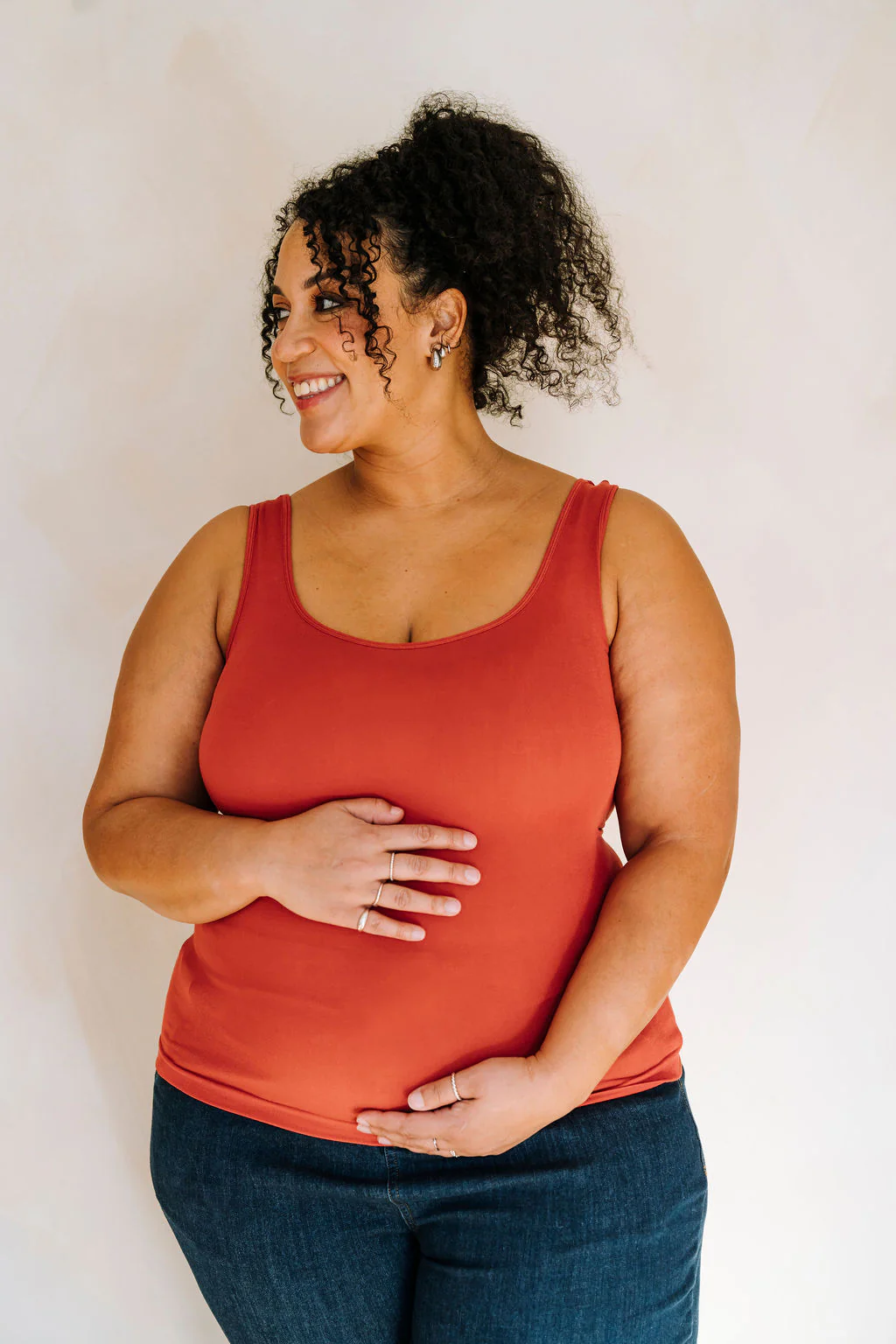 Camisole en bambou - terre cuite - Image 4