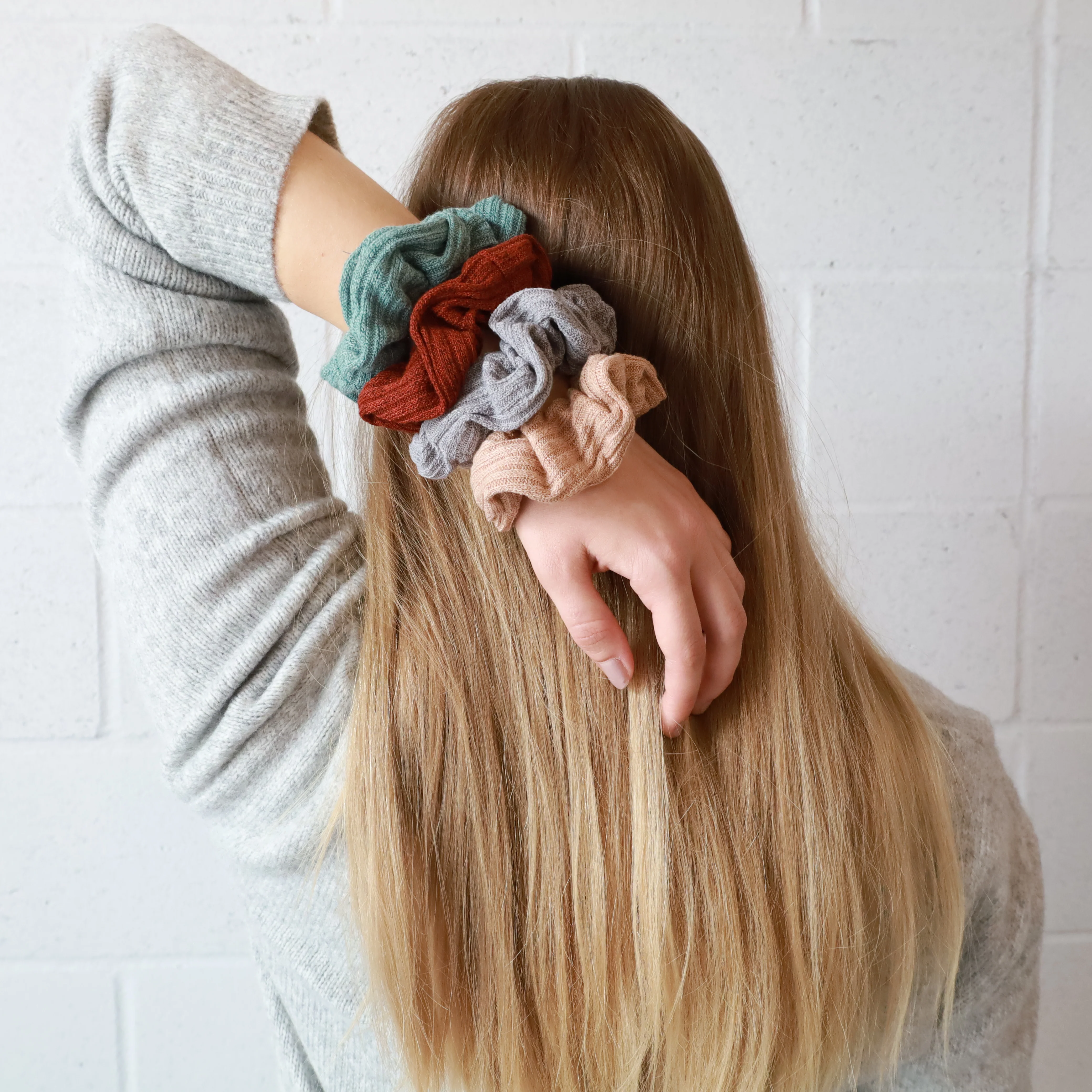 Chouchou - gris texturé - Image 3