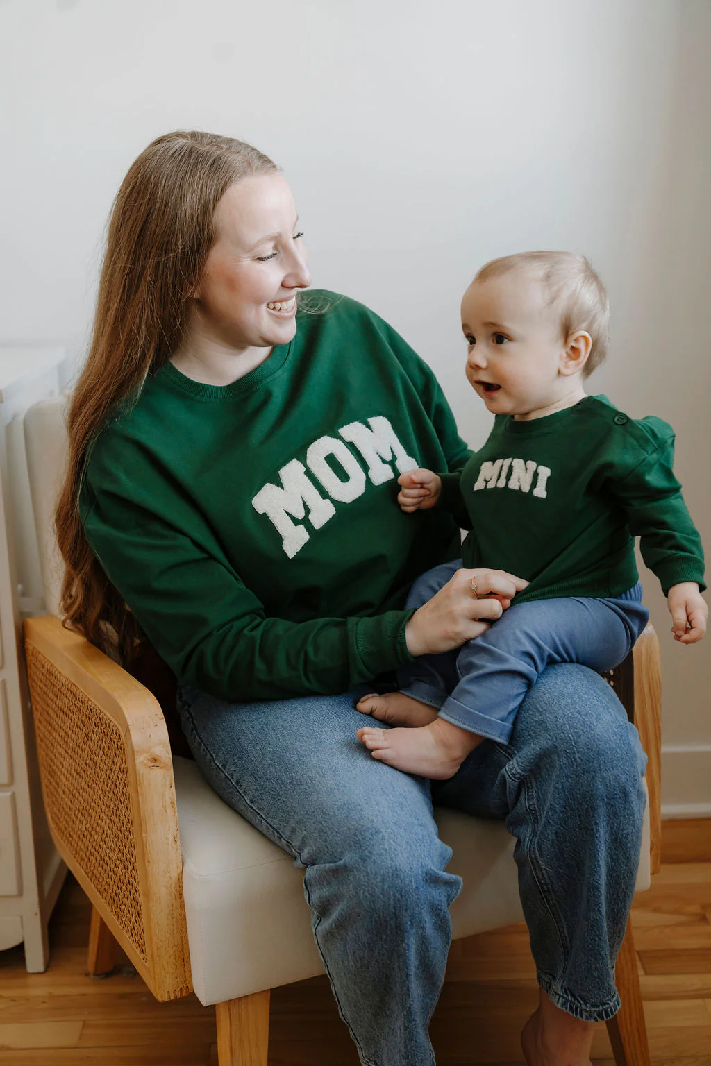 Crewneck MOM - vert forêt - Image 5