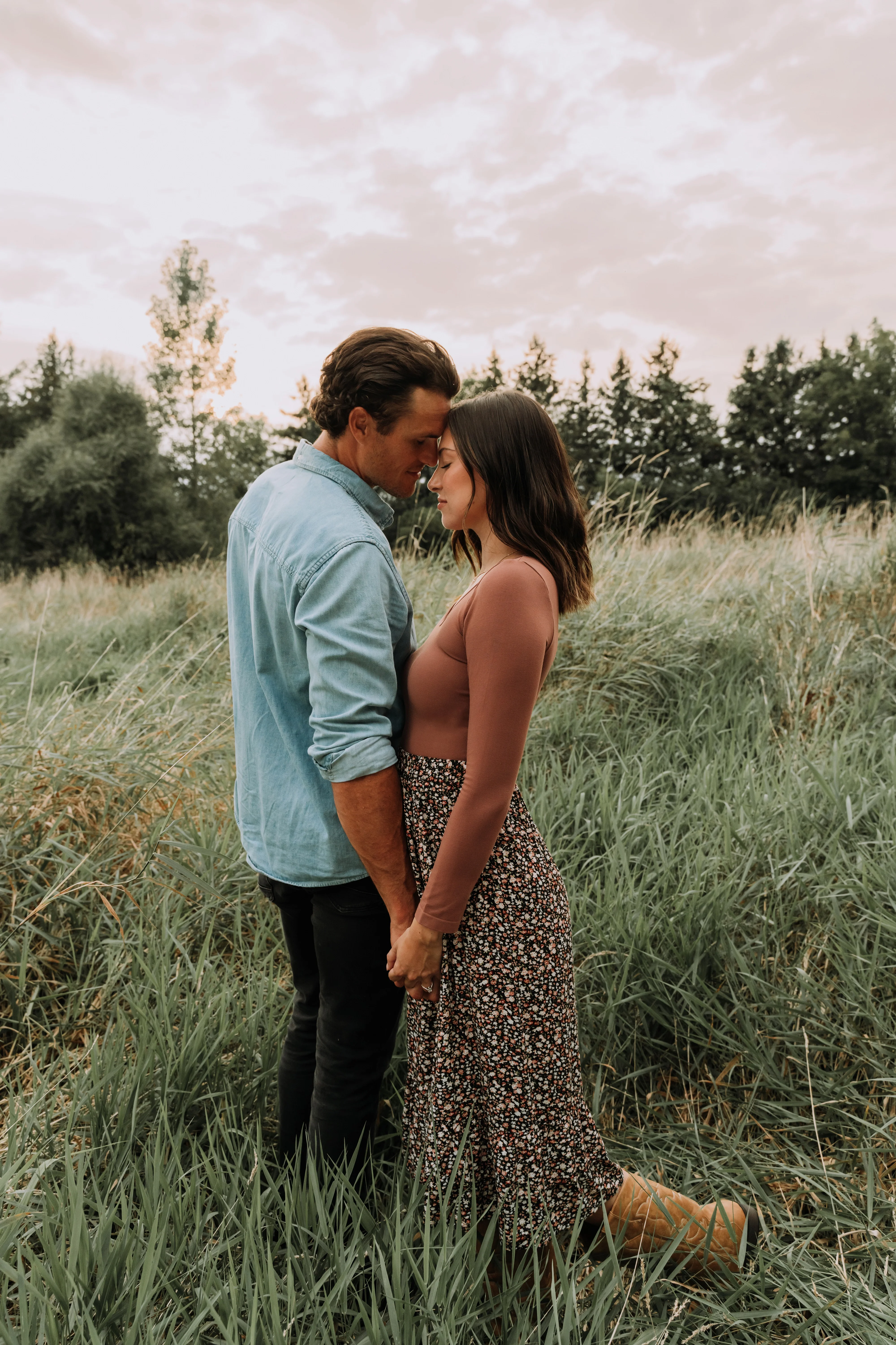 Crop top à manches longues en bambou - terracotta - Image 7