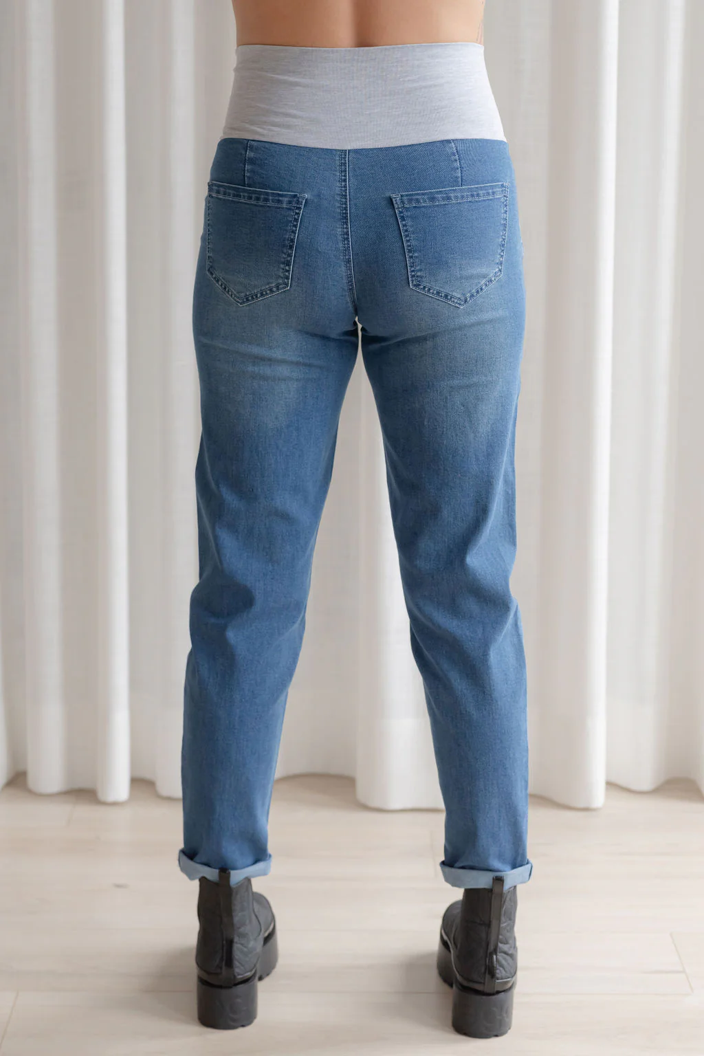 Jeans coupe droite - bleu classique - Image 3
