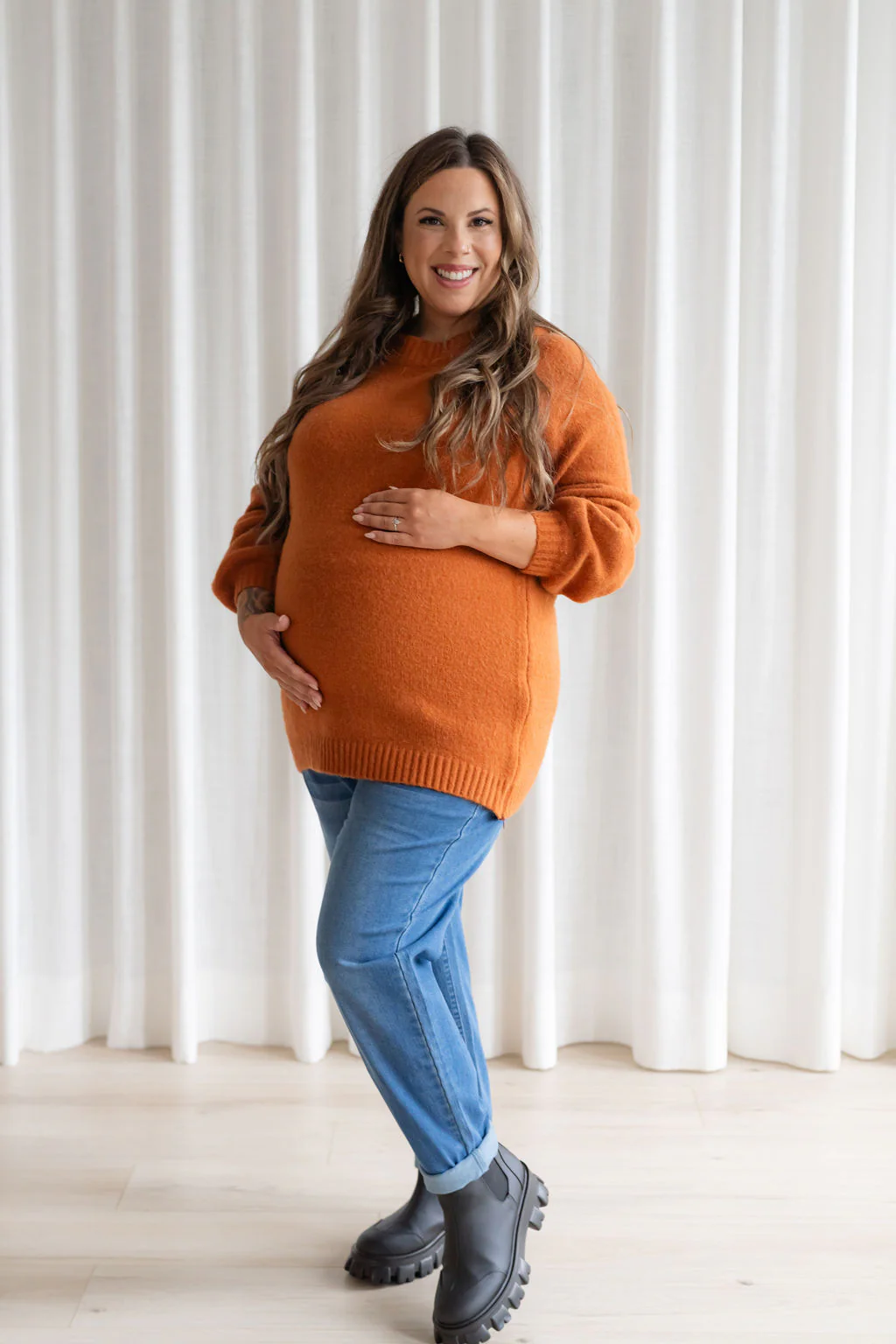 Jeans coupe droite - bleu classique - Image 4