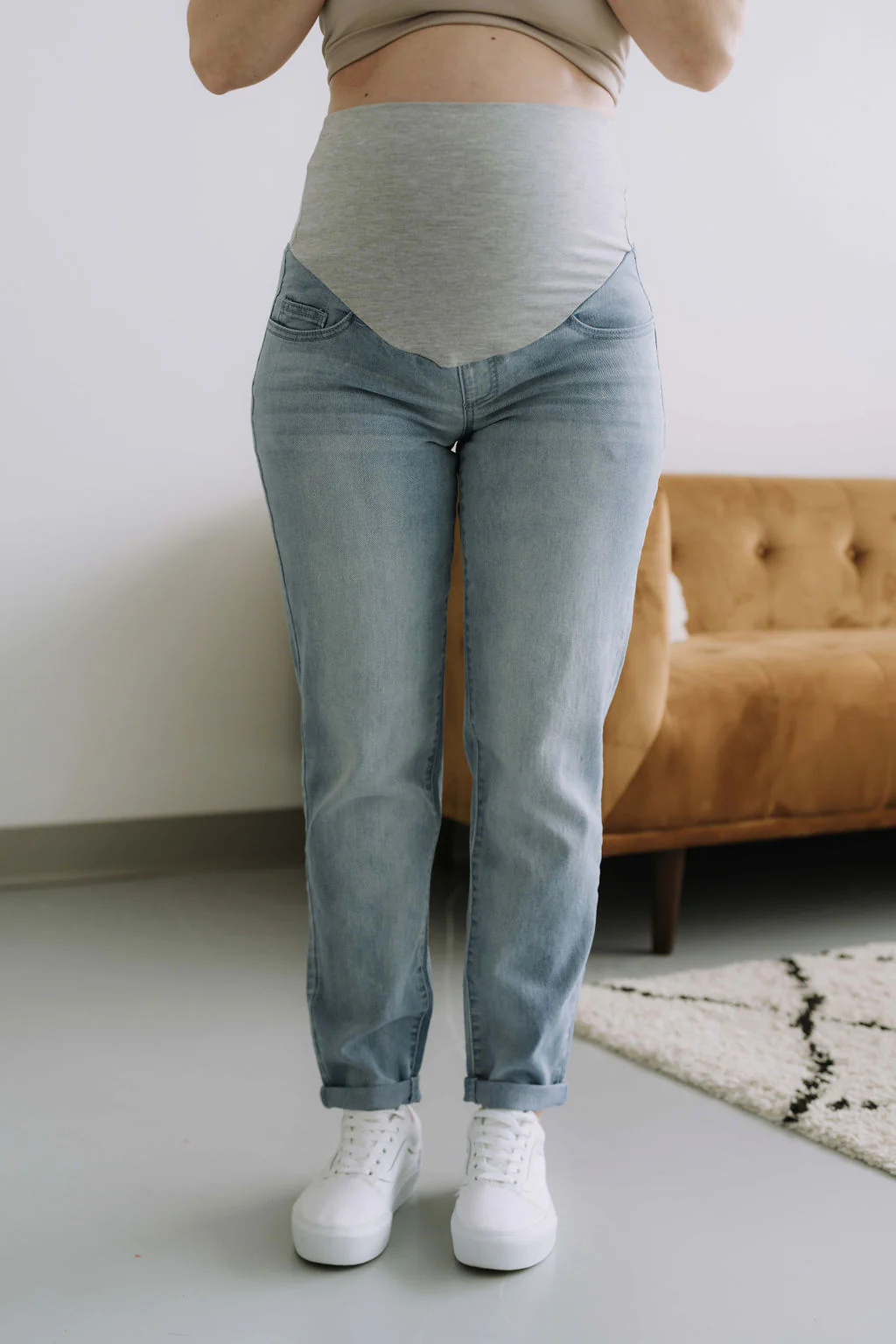 Jeans coupe droite - bleu pâle - Image 7