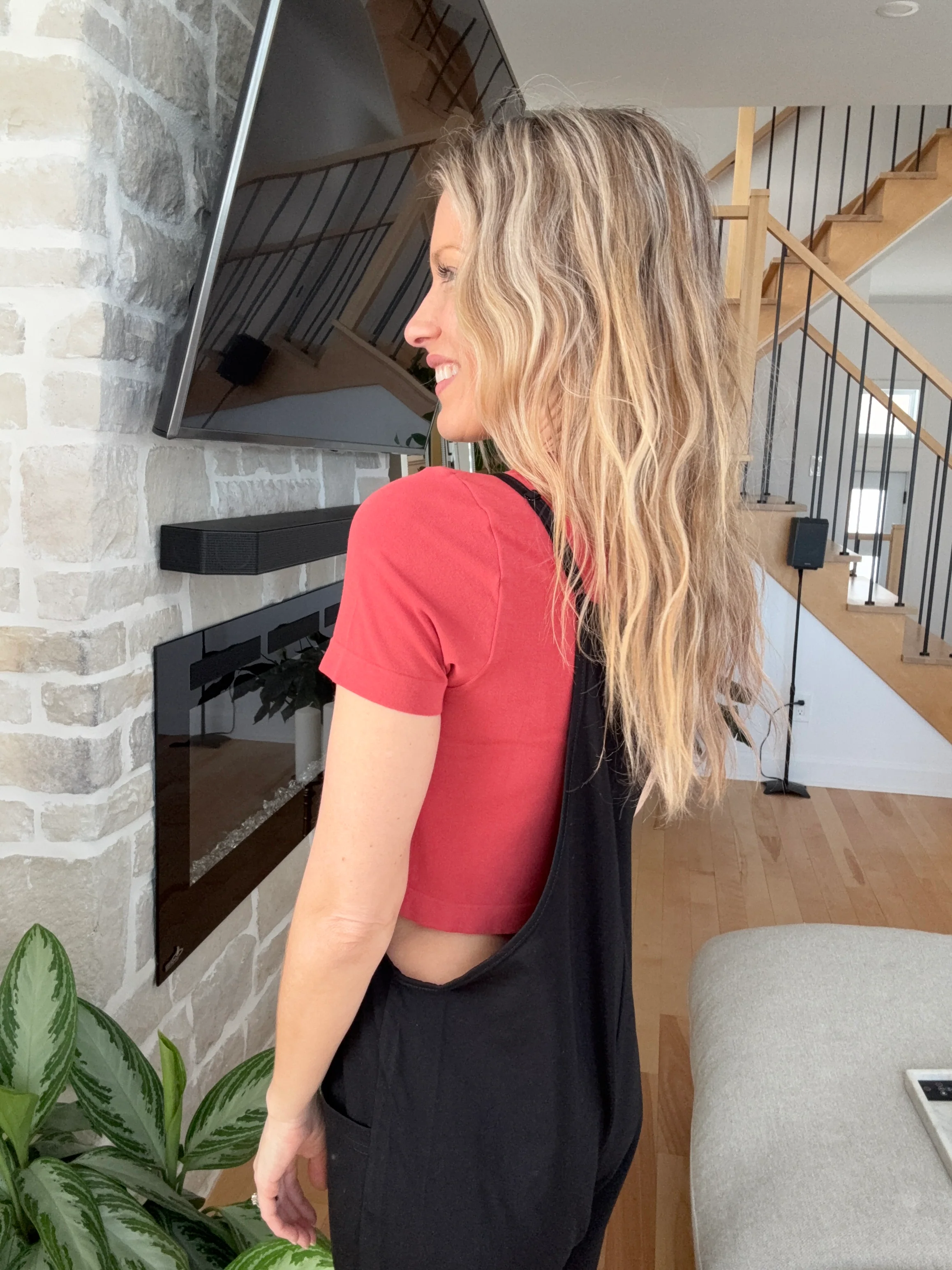 Jumpsuit casual DÉBORAH - noir - Image 7