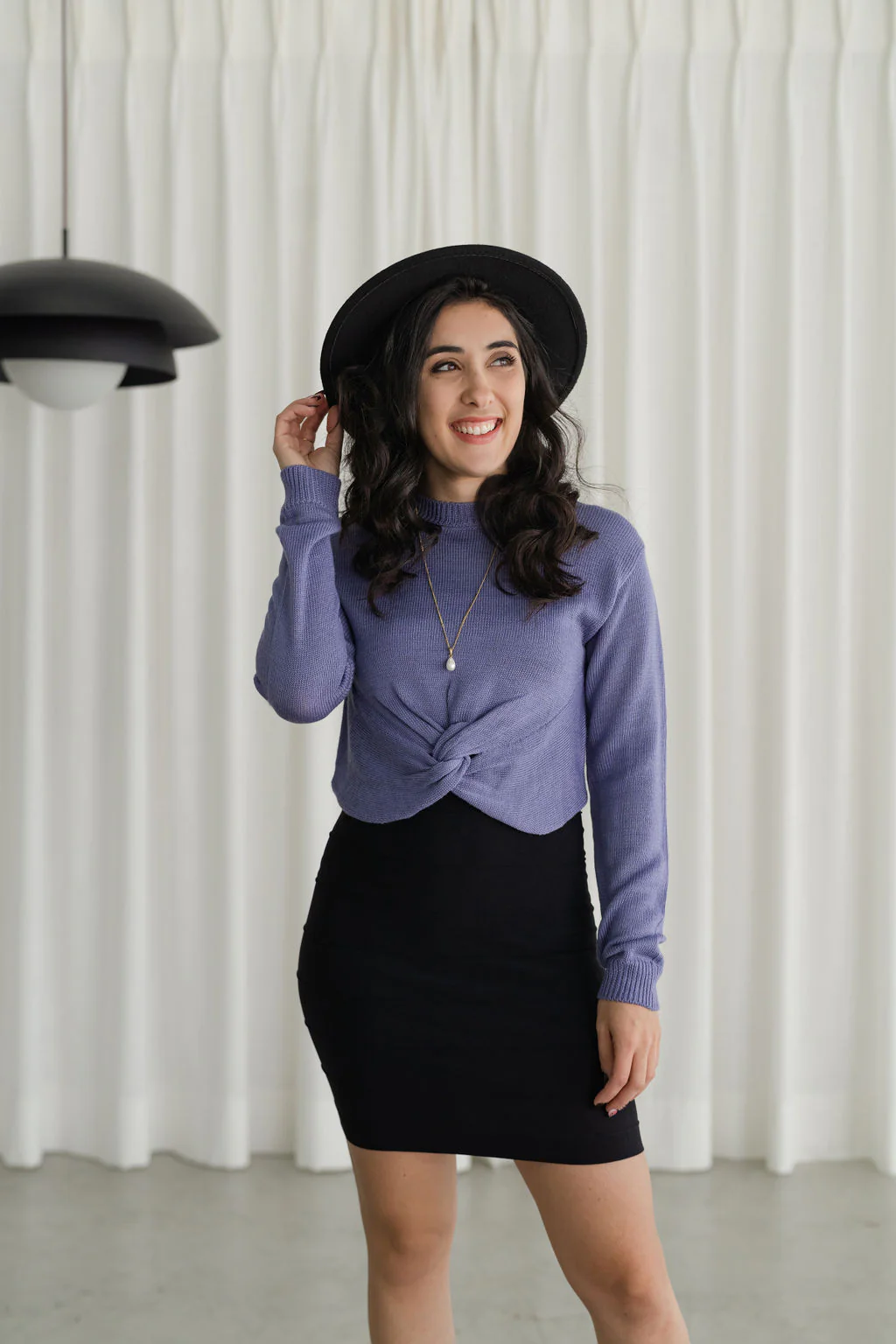 Jupe taille haute - noir - Image 6