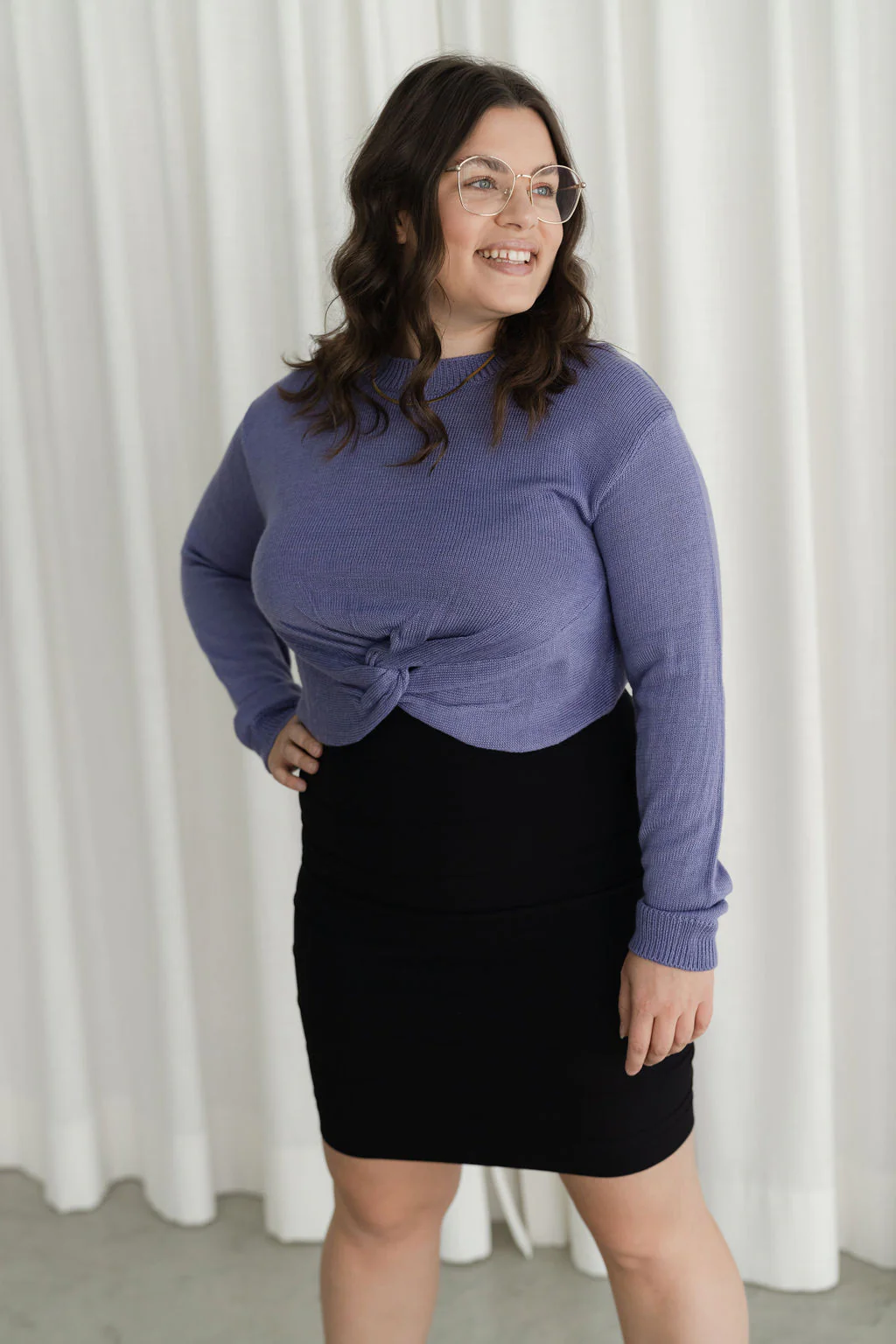 Jupe taille haute - noir - Image 8