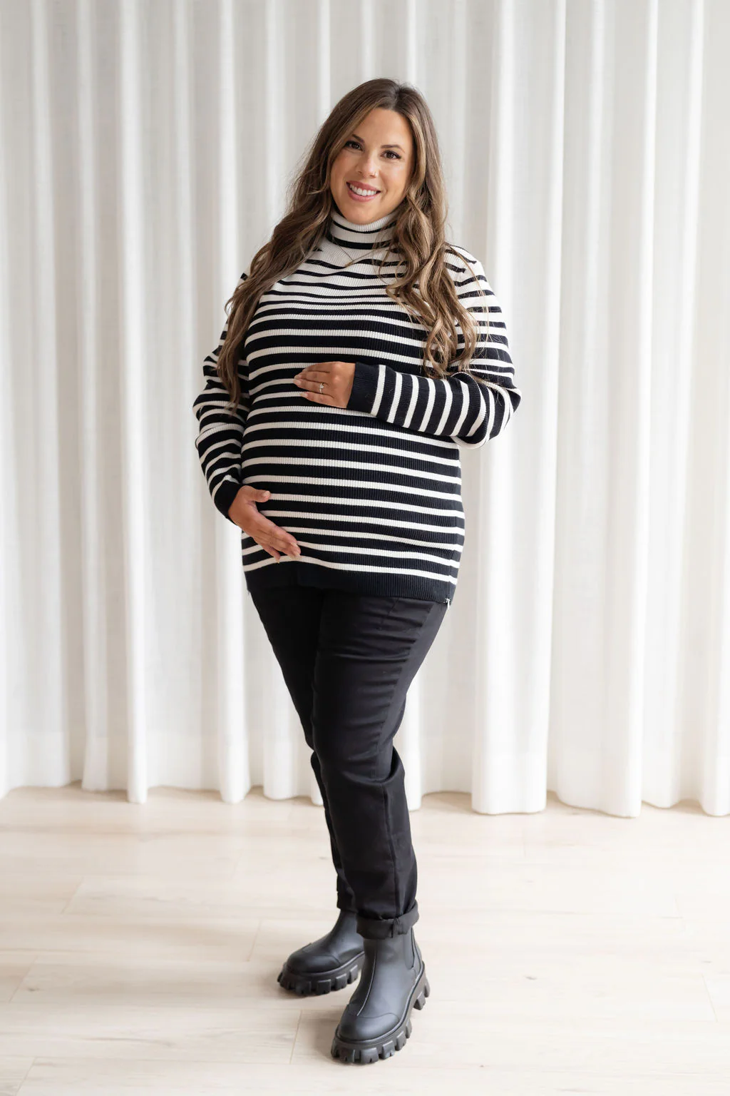 Pantalons extensible en twill - noir - Image 5