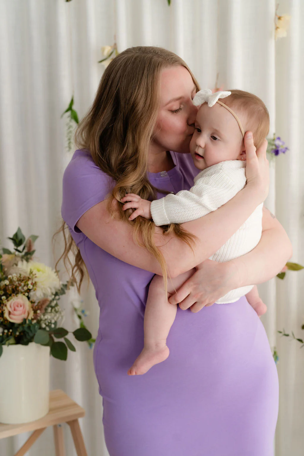 Robe INTRIGUE à boutons - lilas - Image 4