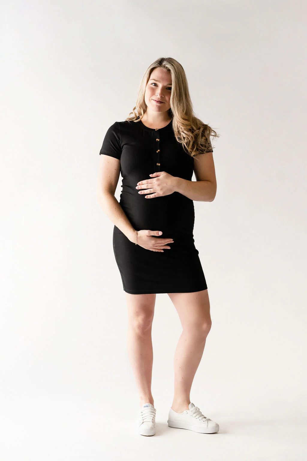 Robe INTRIGUE à boutons - noir - Image 5