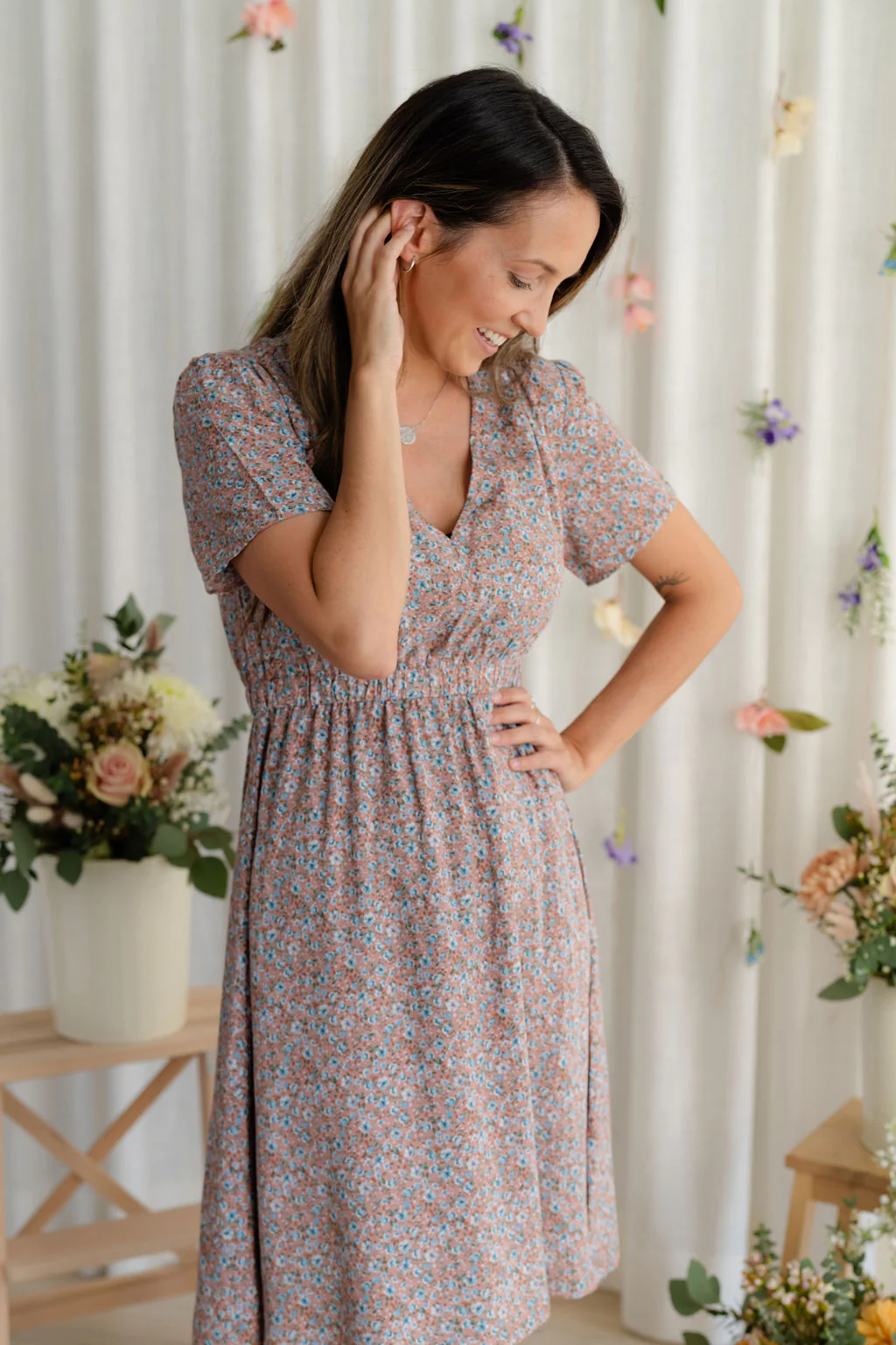 Robe JULIA - combo blush - Image 6