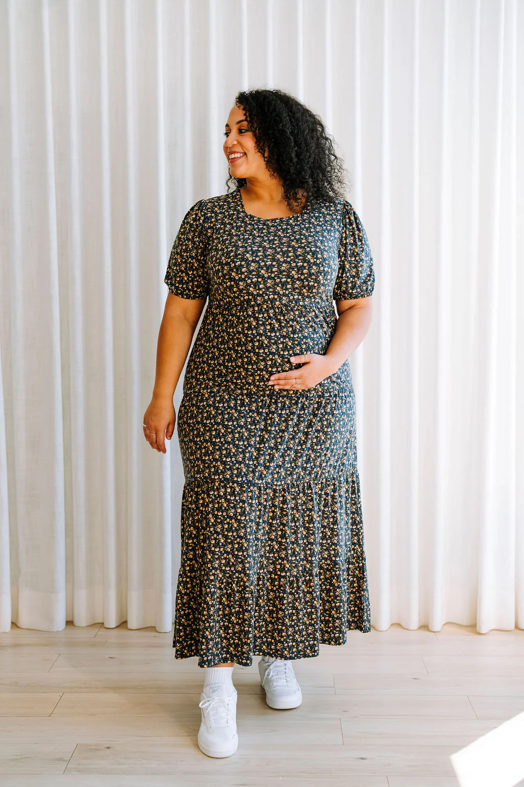 Robe ROSANNA - floral champêtre - Image 4