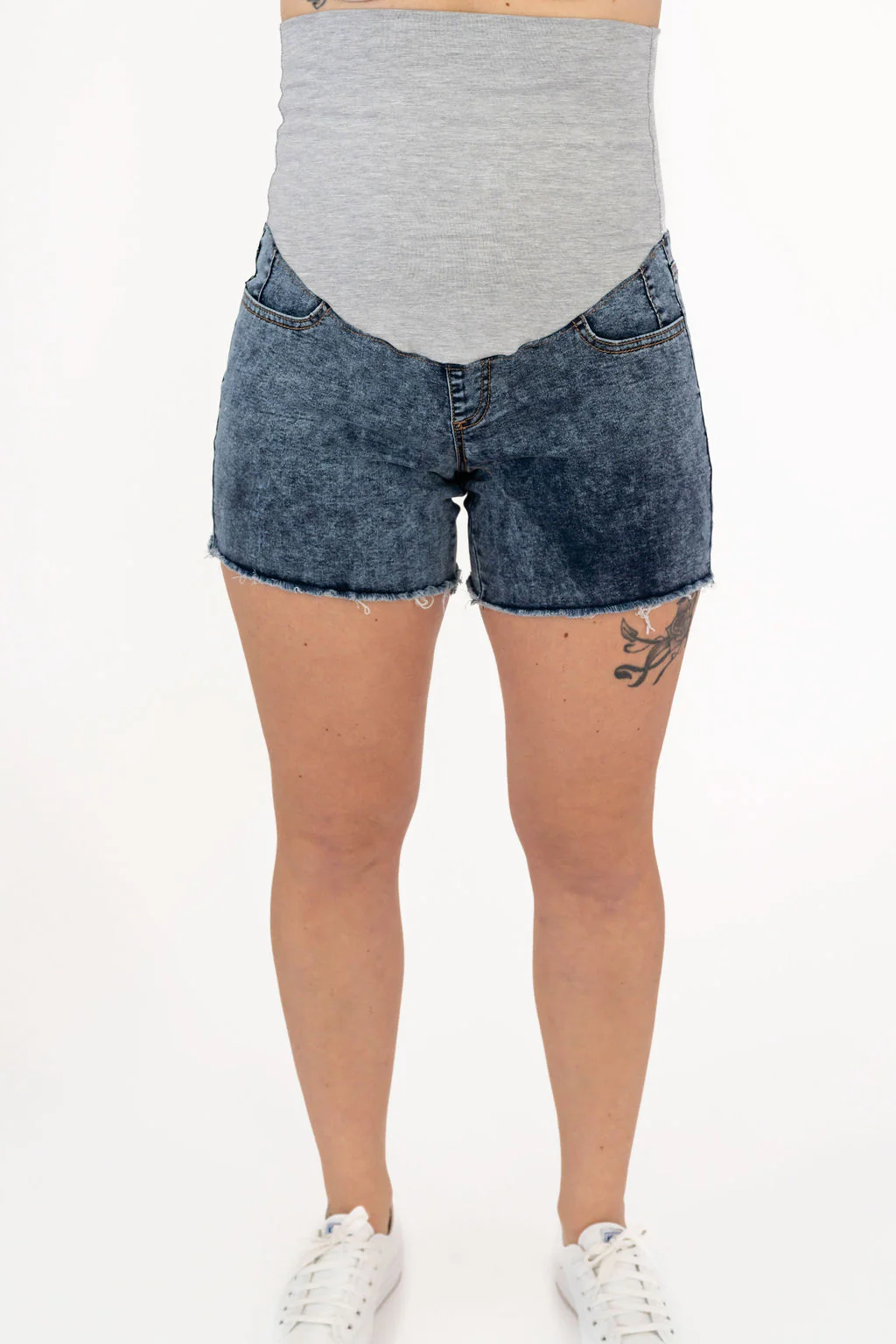 Shorts avec franges - denim - Image 7
